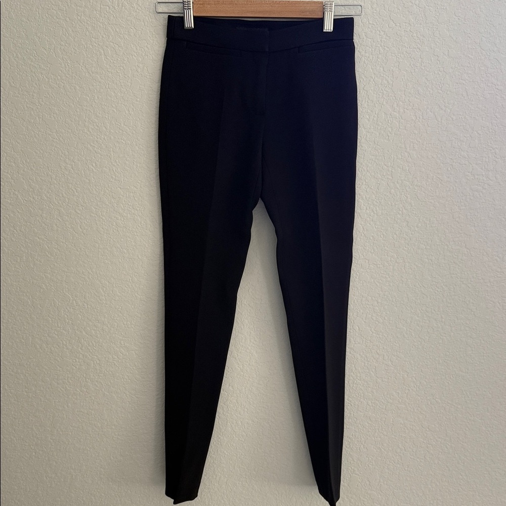 Burberry Prorsum Women Black Tailored Straight Leg Pants Size 34